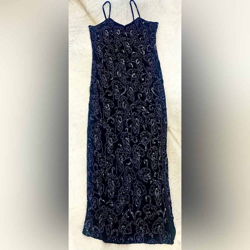 Sequined evening dress